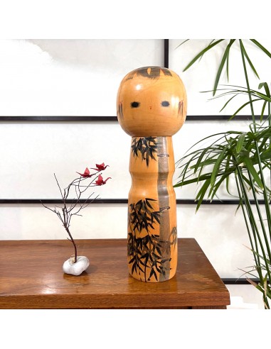 Kokeshi Créative Vintage de Aida Seiho   l  décor bambou en ligne