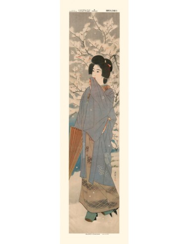 Beauté sous la Neige de Shinsui Ito | Reproduction Fine Art Fin de série