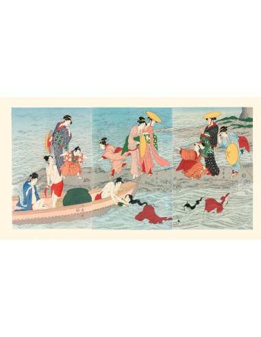 Les Pêcheuses d’Abalone de Utamaro | Reproduction Fine Art plus qu'un jeu 