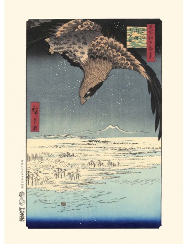 L'Aigle de Fukagawa de Hiroshige | Reproduction Fine-Art sur le site 