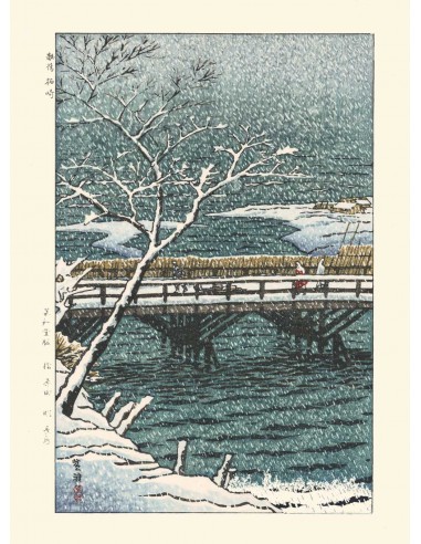 Tempête de neige à Echigo de Kasamatsu Shiro | Reproduction Fine Art 2024