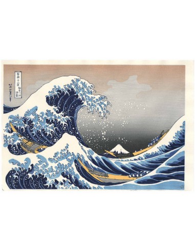 Estampe Japonaise de Hokusai | La Grande Vague de Kanagawa Comparez et commandez 