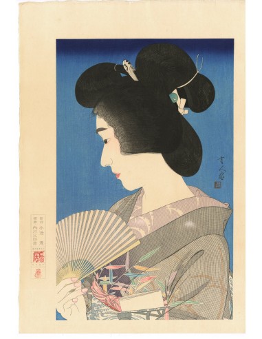 Estampe Japonaise de Torii Kotondo | Geisha Natsuko l'été 50% de réduction en Octobre 2024