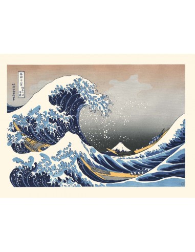 Sous la vague, au large de Kanagawa de Hokusai | Reproduction Fine Art Comparez plus de prix