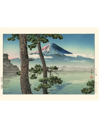 Le Mont Fuji vu du lac Kawaguchi de Koitsu | Reproduction Fine Art Comment ça marche