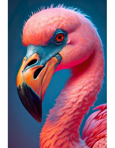 Tableau Visage Flamant Rose Découvrez la collection