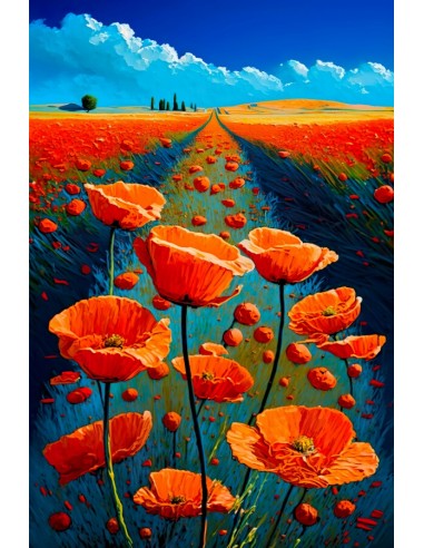 Tableau Mural Coquelicot sur le site 