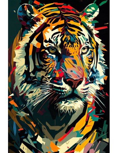 Tableau Tigre Coloré de France