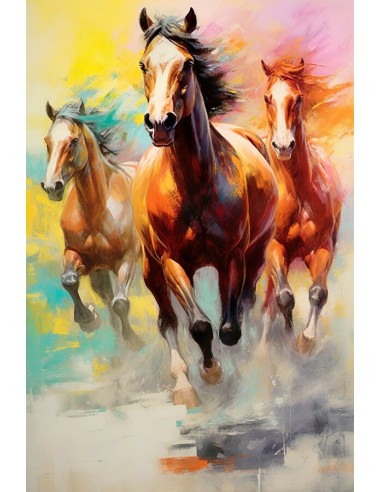 Tableau Chevaux Couleur vente chaude votre 