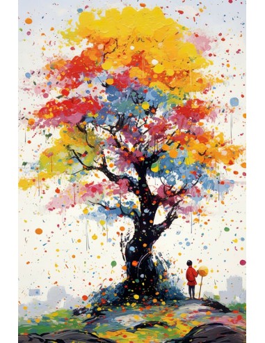 Tableau Arbre Coloré france