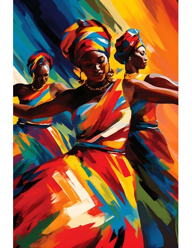 Tableau Danse Africaine soldes