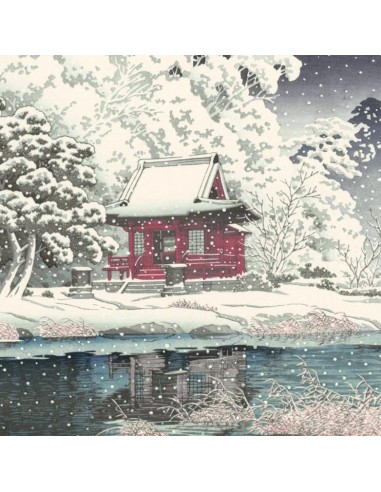 Neige à Inokashira de Hasui Kawase | Reproduction Fine Art Livraison rapide