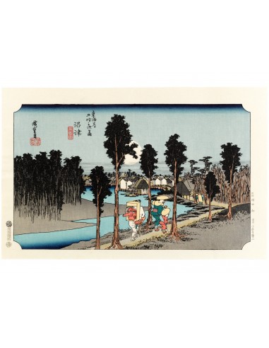 Estampe Japonaise de Hiroshige | Le Grand Tokaido n°13 Numazu Profitez des Offres !